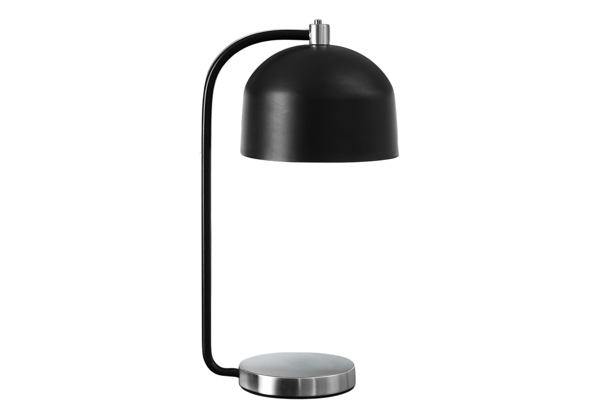 Diamond Black & Silver Metal Table Lamp | Ortholuxe Home - Photo 2
